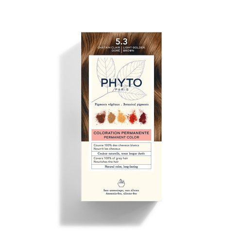 Phyto Phytocolor Kit Colorazione Permanente Capelli N.5,3 Castano Chiaro Dorato