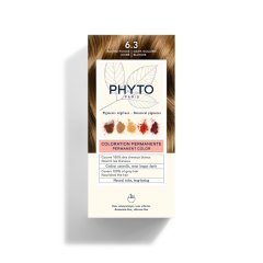 phyto phytocolor kit colorazione permanente capelli n.6,3 biondo scuro dorato