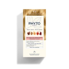 phyto phytocolor kit colorazione permanente capelli n.9,3 biondo chiarissimo dorato