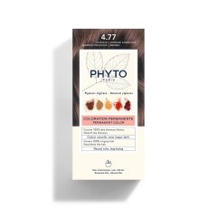 phyto phytocolor kit colorazione permanente capelli n.4,77 castano marrone intenso