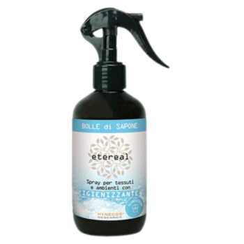 etereal bolle di sapone | spray profumato tessuti e ambiente igienizzante | 250 ml