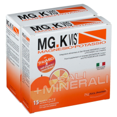 mgk vis magnesio potassio 45 bustine gusto arancia