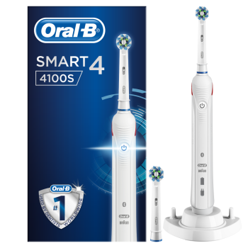 oral-b spazzolino elettrico power smart 4 bianco