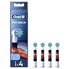 oral-b testine di ricambio cars / princess 4 pezzi