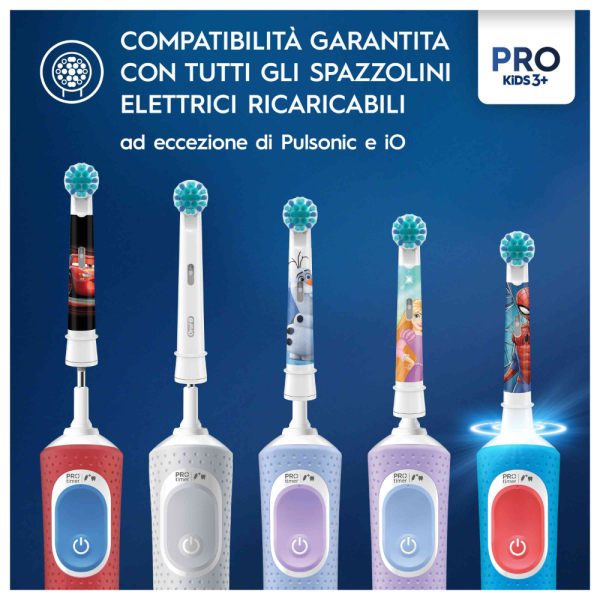 Oral-B Testine Di Ricambio Cars / Princess 4 Pezzi