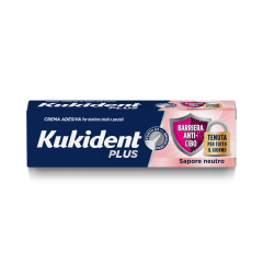 kukident plus barriera anti-cibo sapore neuto 40g