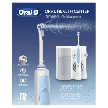 oral-b oral center - idropulsore md20 tecnologia oxyjet e waterjet