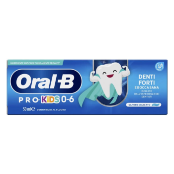 oral-b dentifricio pro kids 0-6 anni 50ml