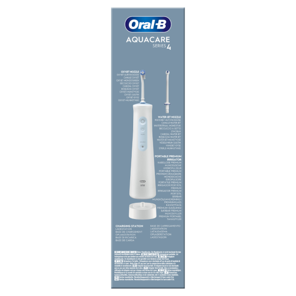 Oral-B Power Aquacare 4 - Idropulsore Dentale Con Tecnologia Oxyjet