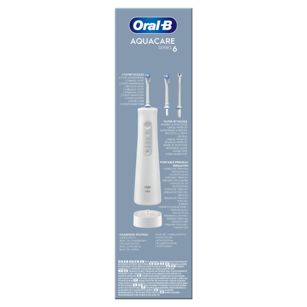 Oral-B Power Aquacare 6 - Idropulsore Dentale Con Tecnologia Oxyjet