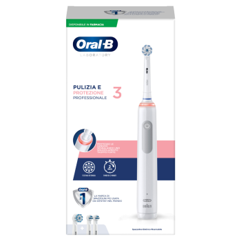 oral-b spazzolino elettrico pro 3 laboratory + 2 testine