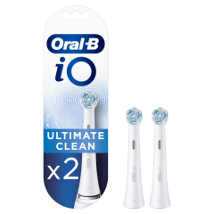 Oral-B iO Testine di Ricambio Ultimate Clean White 2 pezzi