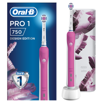 oral-b spazzolino elettrico power pro 1 750 rosa