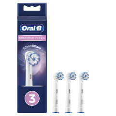 oral-b testine di ricambio sensitive clean 3 pezzi
