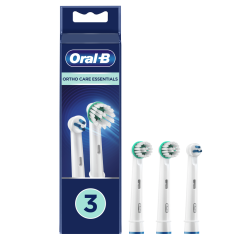 Oral-B Testine Di Ricambio Ortho Care Essentials 3 Pezzi