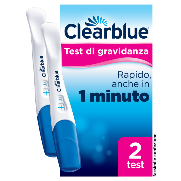Clearblue Test Gravidanza Rapido 1 Minuto 2 Test
