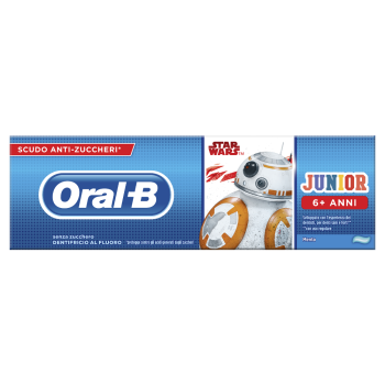 oral-b dentifricio junior star wars 6-12 anni 75 ml