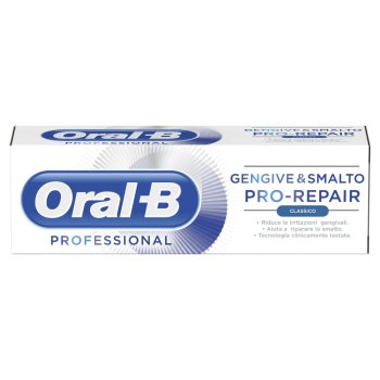 oral-b dentifricio professional gengive e smalto pro-repair classico 75ml
