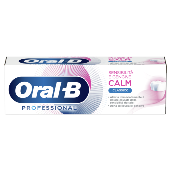 oral-b dentifricio calm classico sensibilità e gengive 75ml