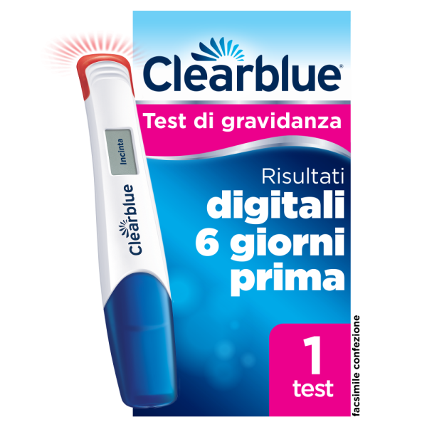 Clearblue Test Gravidanza Digitale Precoce 1 Pezzo