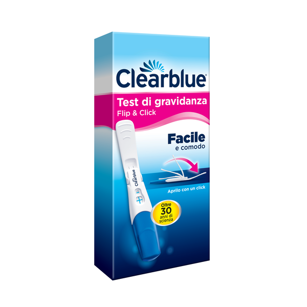 Clearblue Test Gravidanza Flip & Click Pieghevole 1 Test