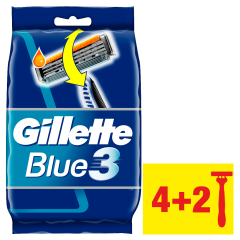 gillette blue 3 lamette usa & getta 4 pezzi