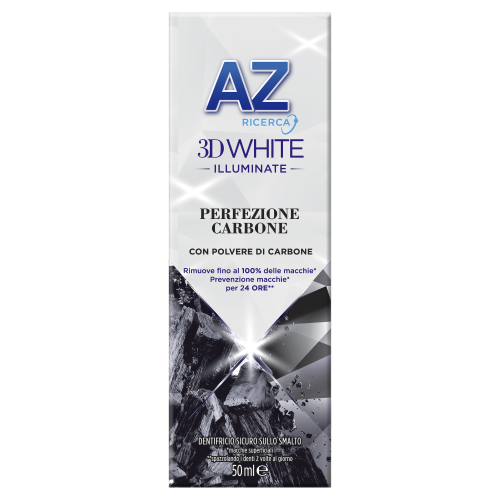 AZ 3D White Illuminate Perfezione Carbone Dentifricio 50ml 