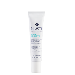 rilastil aqua sensitive gel contorno occhi per pelli sensibili secche o molto secche 15ml