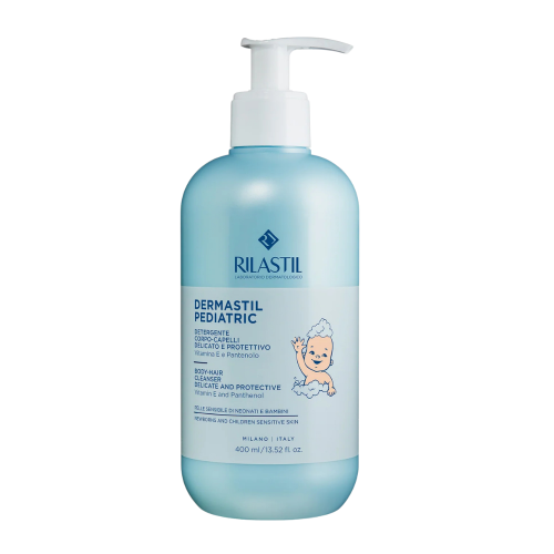 Rilastil Dermastil Pediatric Detergente Corpo E Capelli Neonati e Bambini 400ml