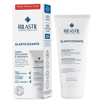 rilastil elasticizzante crema emolliente e idratante 200ml - special price