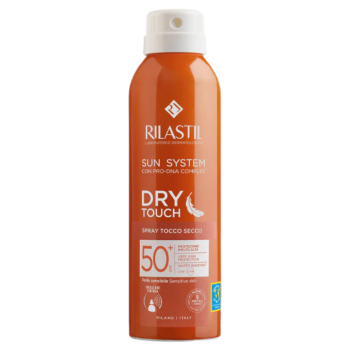 rilastil sun system dry touch spf 50+ spray solare corpo con finish tocco secco 200ml