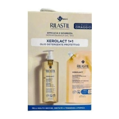 rilastil xerolact olio detergente pacco doppio 750ml + ricarica 750ml omaggio