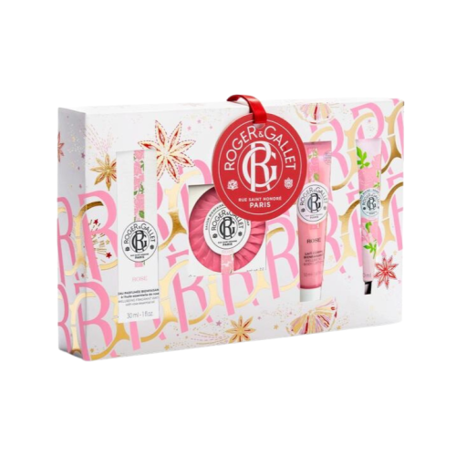 Roger&Gallet - Cofanetto Regalo Acqua Profumata Di Benessere Set Rose 4 Pezzi