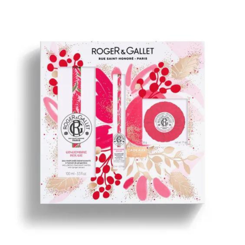 Roger&Gallet - Cofanetto Regalo Set Gingembre Rouge - Eau De Toilette 100ml + Eau De Toilette 1