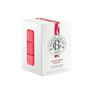 roger&gallet - gingembre rouge box 3 saponette 100g