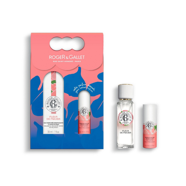 Roger&Gallet Fleur De Figuier | Set Estate | Acqua Profumata 30 ml + Profumo Solido 5 g