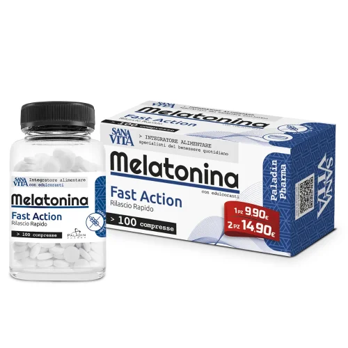 Sanavita Melatonina Fast Action 100 Compresse