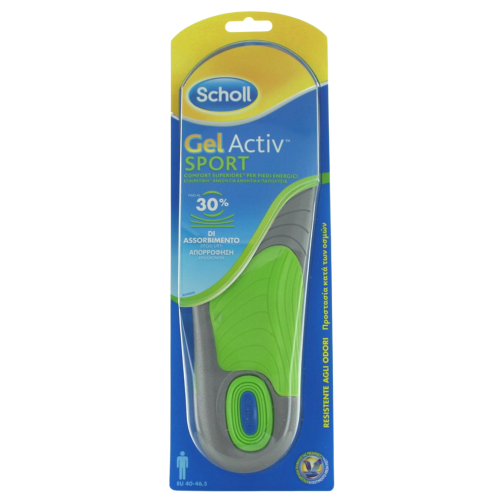 Scholl Gel Activ Sport Uomo Solette Scarpe Ginnastica E Sportive