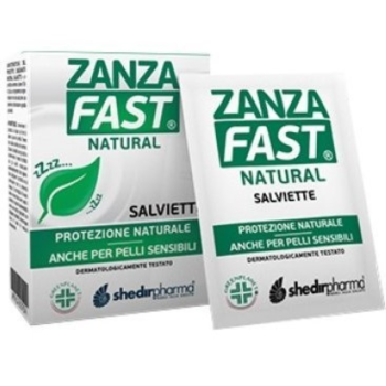 zanzafast natural salviette monouso 30 pezzi