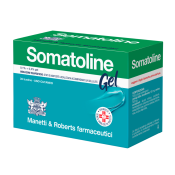 somatoline gel 0,1% + 0,3% 30 bustine 10g