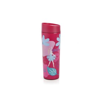 neavita - start up click and drink thermos rosa in acciaio 360ml