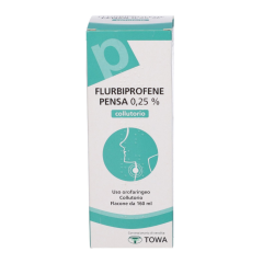 flurbiprofene pensa 0,25% collutorio 160ml 