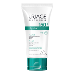 uriage - hyseac solaire spf 50+ fluido solare protezione molto alta 50ml