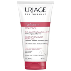 uriage - tolederm control gel latte struccante pelli sensibili 150ml