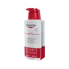 eucerin ph5 fluido detergente bipacco 2 x 400ml