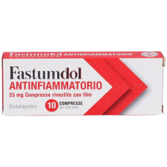 fastumdol antinfiammatorio 25mg 10 compresse 