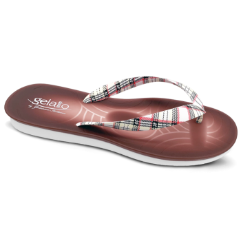 gelato man tartan cola - infradito plantare anatomico in gel - taglia 40/41