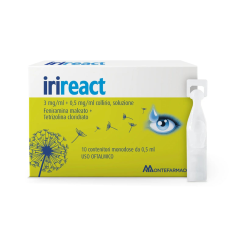 irireact collirio 10 flaconcini monodose 0,5ml