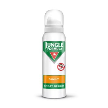 jungle formula family repellente anti-zanzare spray secco 125ml