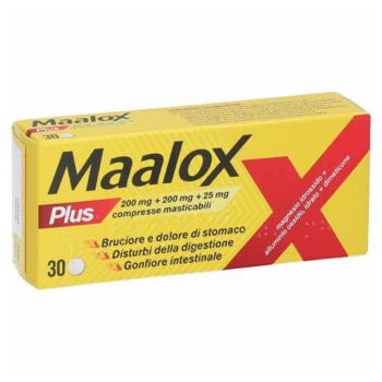 maalox plus 30 compresse masticabili - new pharmashop srl